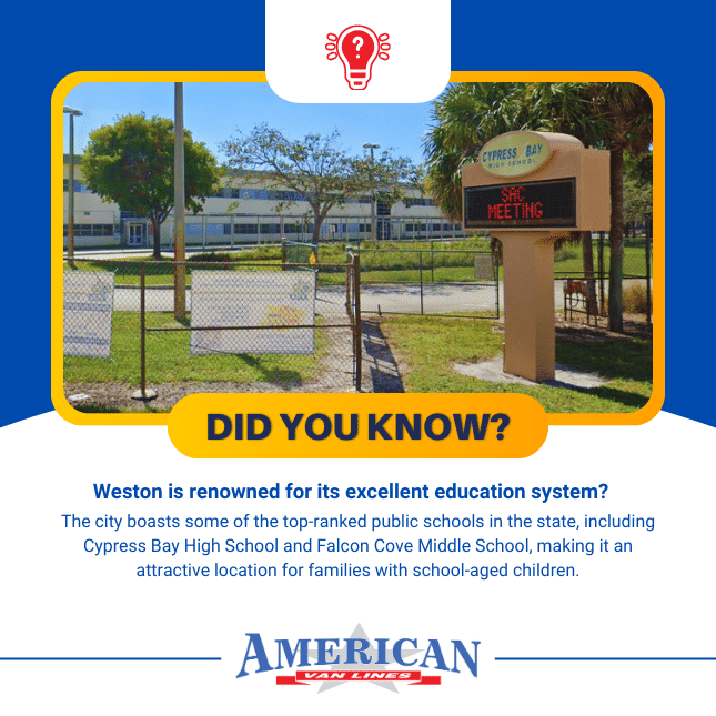 Did you know? Weston, FL