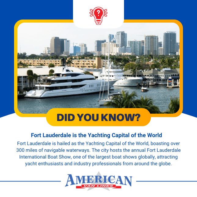 "Did you know?" facts about Fort Lauderdale, FL